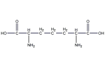 2,6-二氨基庚二酸结构式