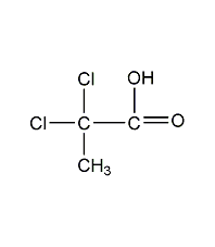 2,2-二氯丙酸结构式