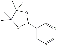 5-嘧啶硼酸频呐醇酯结构式