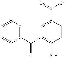 2-氨基-5-硝基二苯甲酮结构式