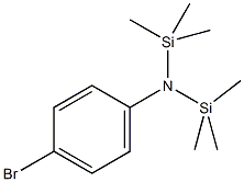 4-溴-N,N-二(三甲基甲硅烷基)苯胺结构式