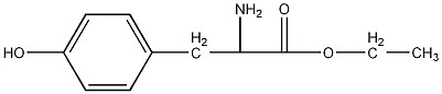 L-酪氨酸乙酯结构式