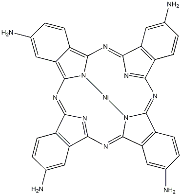 (四氨基酞菁)镍(II)结构式