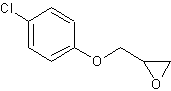 4-氯苯基缩水甘油醚结构式
