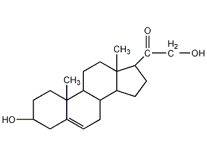 21-羟基孕烯醇酮结构式
