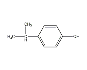 4-异丙基苯酚结构式