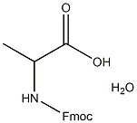 N-(9-芴甲氧羰基)-L-丙氨酸一水结构式