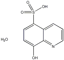 8-羟基喹啉-5-磺酸单水合物结构式