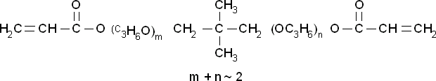 Neopentyl glycol propoxylate (1 PO/OH) diacrylate