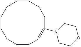 1-吗啉-1-环十二烷烯结构式