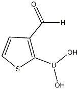3-甲酸基噻吩-2-硼酸结构式