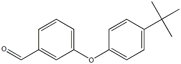 3-(4-叔丁基苯氧基)苯甲醛结构式