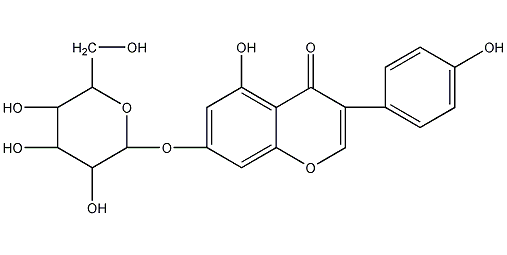 染料木苷结构式
