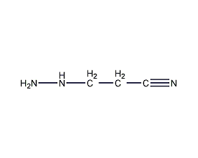 2-氰基乙基肼结构式
