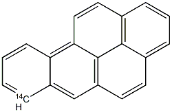 苯并[a]芘-7-14C结构式