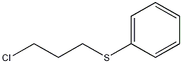 3-氯丙基苯基硫醚结构式