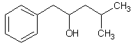 4-甲基-1-苯基-2-戊醇结构式