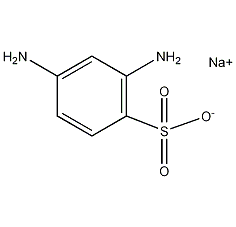 2,4-二氨基苯磺酸钠结构式