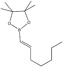 trans-1-Hepten-1-ylboronic acid pinacol ester结构式