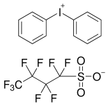 二苯基碘鎓全氟-1-丁磺酸结构式