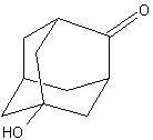 5-羟基-2-金刚烷酮结构式
