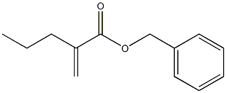 2-丙基丙烯酸苄酯结构式