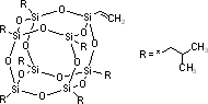 PSS-乙烯基-取代七异丁基结构式