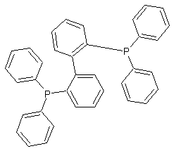 2,2'-双(二苯磷)-1,1'-联苯结构式