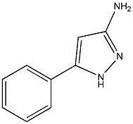 3-氨基-5-苯基吡唑结构式