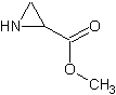 2-氮杂环丙烷甲酸甲酯结构式