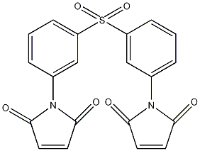 1,1'-(磺酰基二-3,1-苯基)双-1H-吡咯-2,5-二酮结构式