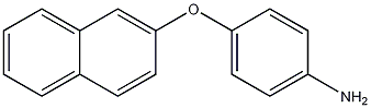 2-(4-氨基苯氧基)萘结构式