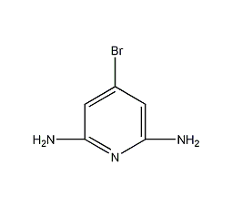 4-溴-2,6-二氨基吡啶结构式