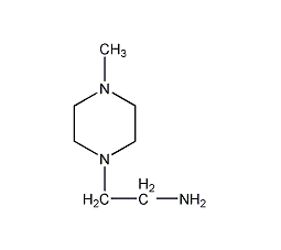 1-(2-氨乙基)-4-甲基-哌嗪结构式