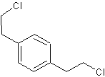 1,4-二(2-氯乙基)苯结构式