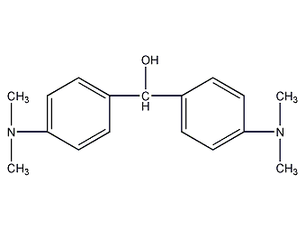 4,4'-双二甲基氨基苯甲醇结构式