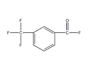 3-(三氟甲基)苯甲酰氟结构式