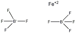 四氟硼酸化亚铁(II)结构式
