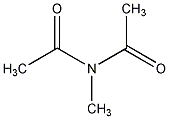 N-甲基二乙酰胺结构式