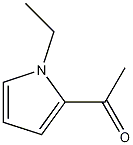 1-乙基-2-乙酰基吡咯结构式