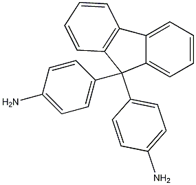 9,9-双(4-氨基苯基)芴结构式