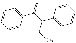 1,2-二苯基-1-丁酮结构式