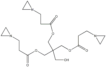 季戊四醇三[3-(1-吖丙啶基)丙酸]结构式