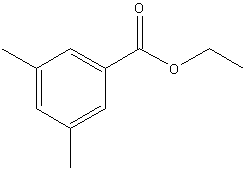 3,5-二甲基苯甲酸乙酯结构式