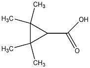 2,2,3,3-四甲基环丙烷羧酸结构式