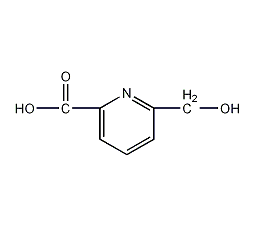 6-羟甲基-2-吡啶甲酸结构式