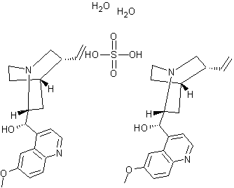 硫酸奎尼丁二水结构式