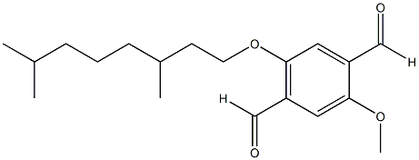 2-Methoxy-5-(3',7'-dimethyloctyloxy)terephthalaldehyde