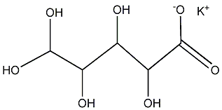 葡萄糖酸钾结构式