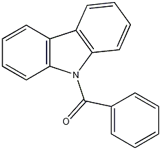 9-苯甲酰咔唑结构式